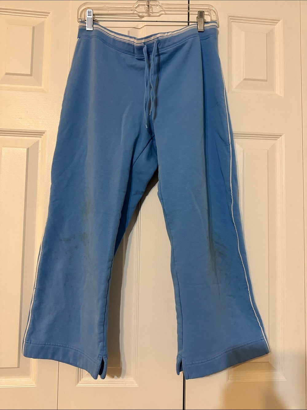GAP Light Blue Hooded Sweatshirt with White Trim